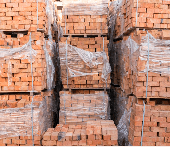 an image of piles of bricks