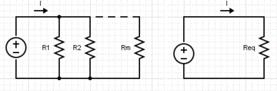 , What are the electrical parameters in series and parallel electrical networks?