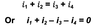 , Kirchhoff’s current and voltage laws