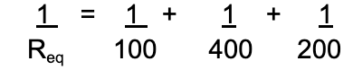 , What are the electrical parameters in series and parallel electrical networks?